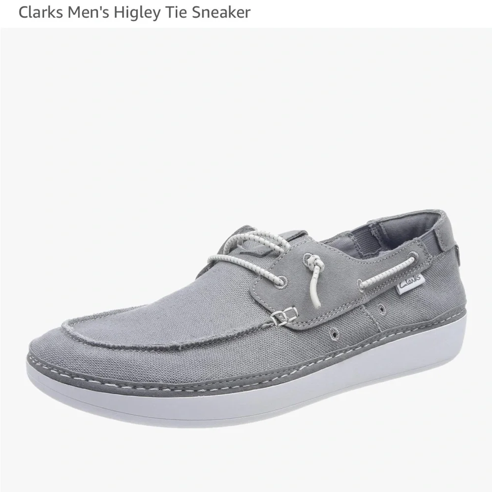 Clark’s men’s Higley tie sneaker size7